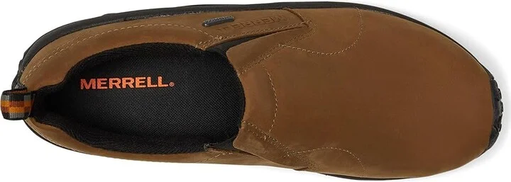 Merrell Jungle Moc Nubuck Waterproof Men's Shoes Brown : 7 M - Image 3
