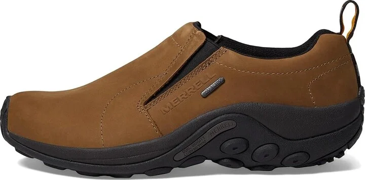 Merrell Jungle Moc Nubuck Waterproof Men's Shoes Brown : 7 M - Image 7