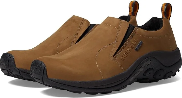 Merrell Jungle Moc Nubuck Waterproof Men's Shoes Brown : 7 M