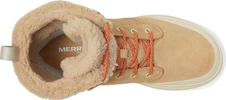 Merrell Marquette Thermo Lace Waterproof Women's Boots Tan : 7.5 M, Leather/Suede - Image 2