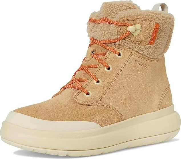 Merrell Marquette Thermo Lace Waterproof Women's Boots Tan : 7.5 M, Leather/Suede - Image 5