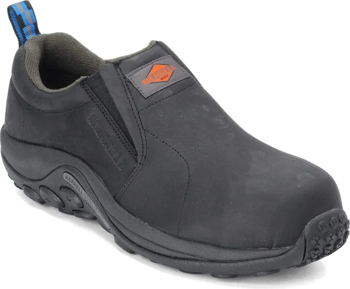 MERRELL Men's Jungle MOC Leather COMP Toe Work Shoe Construction