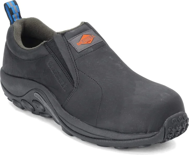 Merrell Men's Jungle Moc Leather Composite Toe Construction Shoe