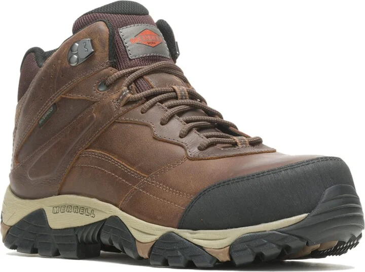 Merrell Men's Moab Adventure Mid Waterproof Carbon Fiber Construction Boot
