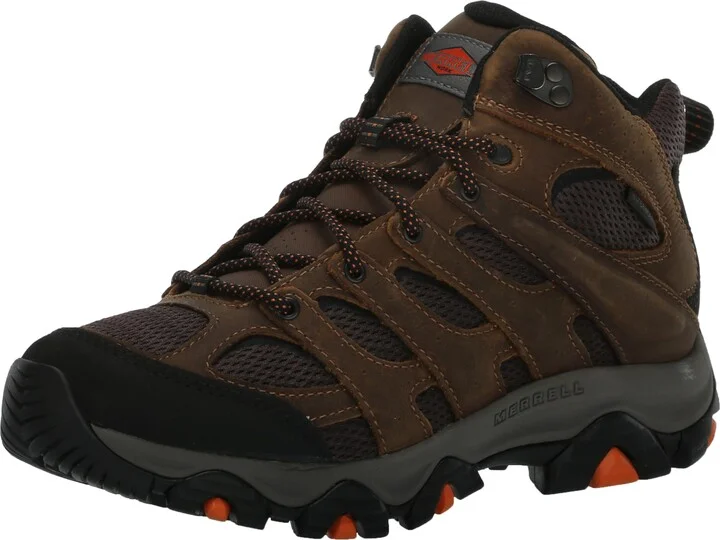 Merrell Men's Moab Vertex 2 Mid Waterproof Slip Resistant Construction Boot