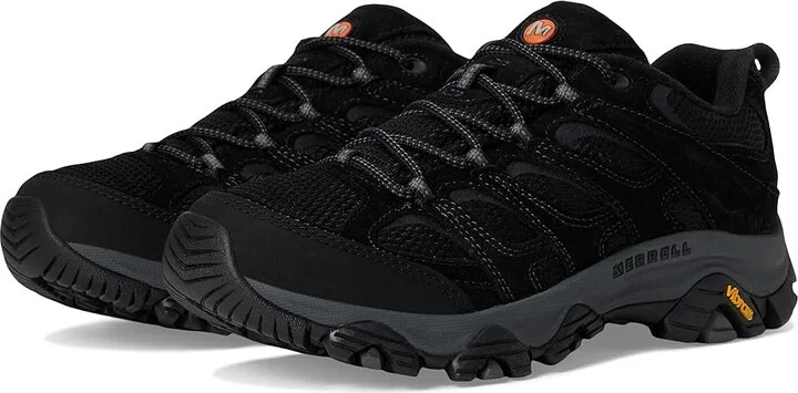 Merrell Moab 3 Men's Shoes Black Night : 7 M, Leather/Suede/Textile