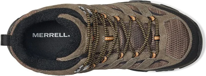 Merrell Moab 3 Mid Men's Shoes Walnut : 7 W, Leather/Textile - Image 2