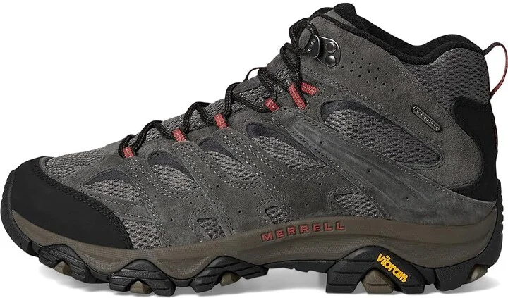 Merrell Moab 3 Mid Waterproof Men's Shoes Beluga 1 : 7.5 W, Leather/Textile - Image 6