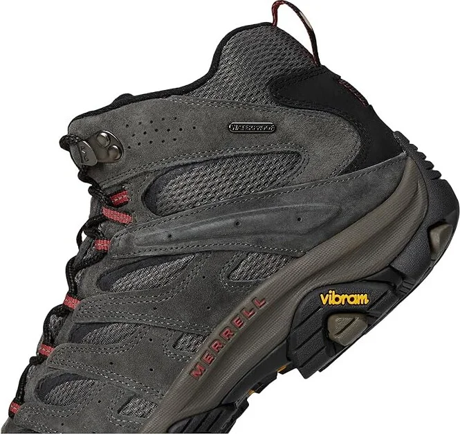 Merrell Moab 3 Mid Waterproof Men's Shoes Beluga 1 : 7.5 W, Leather/Textile - Image 7