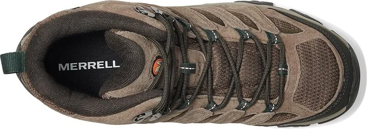Merrell Moab 3 Mid Waterproof Men's Shoes Boulder 1 : 8 W, Leather/Textile - Image 2