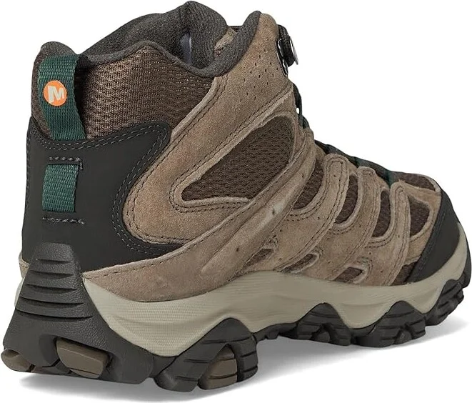 Merrell Moab 3 Mid Waterproof Men's Shoes Boulder 1 : 8 W, Leather/Textile - Image 4