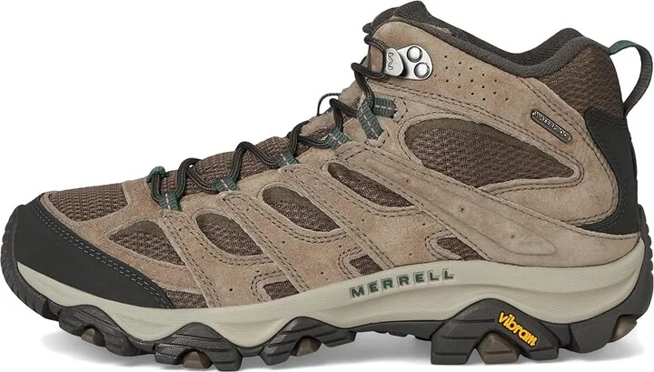 Merrell Moab 3 Mid Waterproof Men's Shoes Boulder 1 : 8 W, Leather/Textile - Image 6
