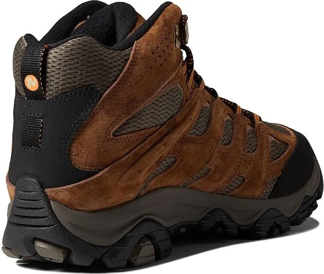 Merrell Moab 3 Mid Waterproof Men's Shoes Earth : 14 W, Leather/Textile - Image 3