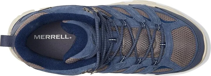Merrell Moab 3 Mid Waterproof Men's Shoes Grey Stone : 8.5 M, Leather/Textile - Image 2