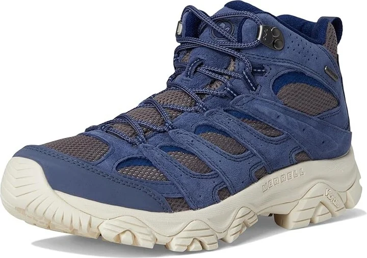 Merrell Moab 3 Mid Waterproof Men's Shoes Grey Stone : 8.5 M, Leather/Textile - Image 5