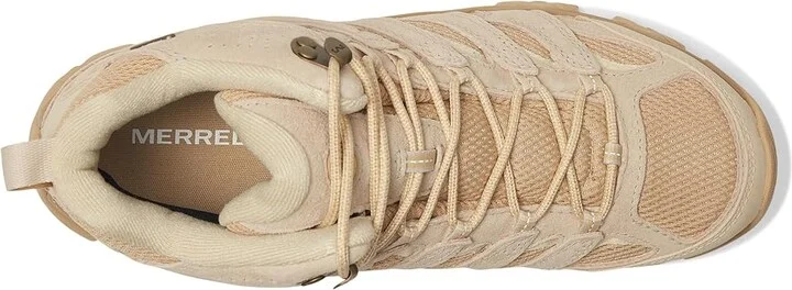 Merrell Moab 3 Mid Waterproof Men's Shoes Latte : 12 M, Leather/Textile - Image 2