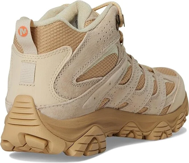 Merrell Moab 3 Mid Waterproof Men's Shoes Latte : 12 M, Leather/Textile - Image 4