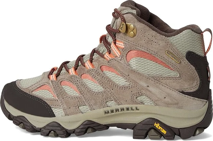 Merrell Moab 3 Mid WP Women's Shoes Bungee Cord 1 : 5 W, Suede/Textile - Image 6