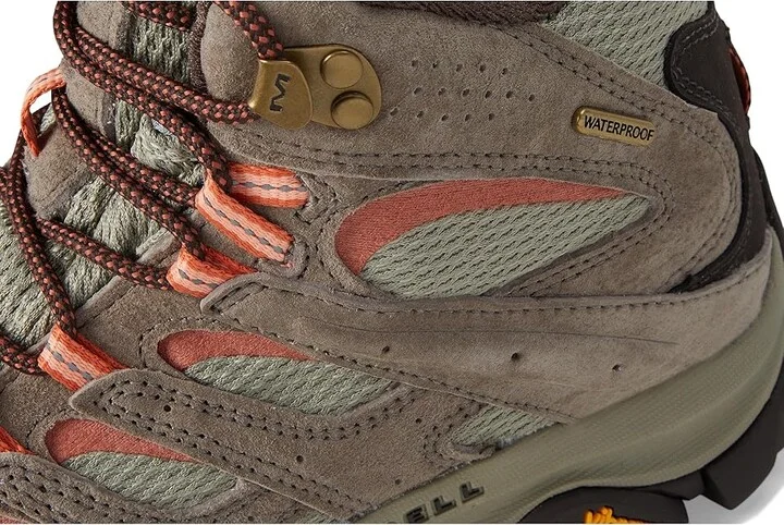 Merrell Moab 3 Mid WP Women's Shoes Bungee Cord 1 : 5 W, Suede/Textile - Image 7