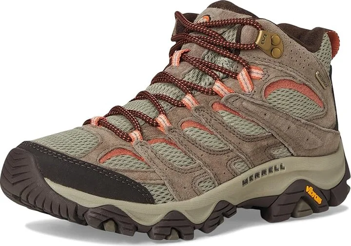 Merrell Moab 3 Mid WP Women's Shoes Bungee Cord : 5 W, Suede/Textile - Image 5