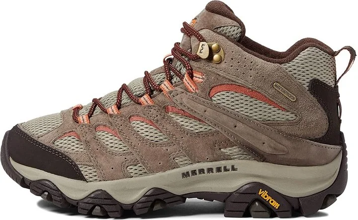 Merrell Moab 3 Mid WP Women's Shoes Bungee Cord : 5 W, Suede/Textile - Image 6