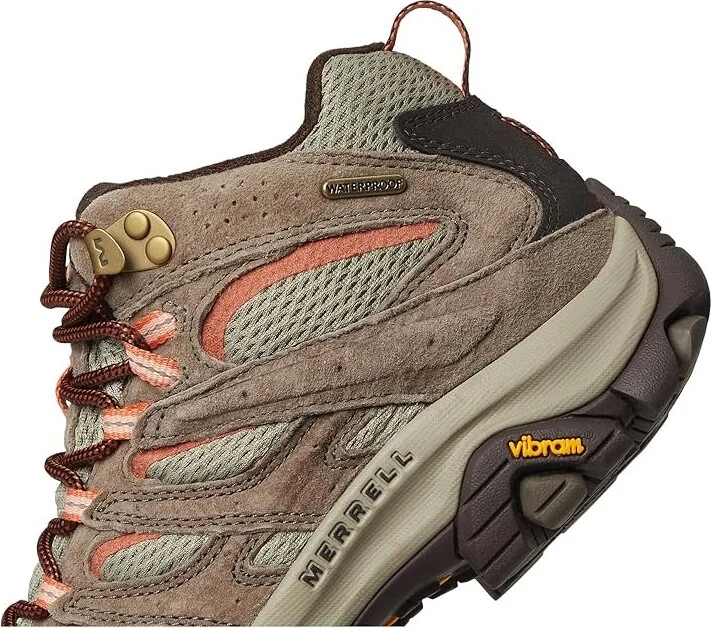 Merrell Moab 3 Mid WP Women's Shoes Bungee Cord : 5 W, Suede/Textile - Image 7