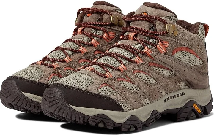 Merrell Moab 3 Mid WP Women's Shoes Bungee Cord : 5 W, Suede/Textile