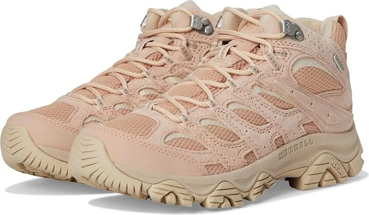 Merrell Moab 3 Mid WP Women's Shoes Powder : 10 M, Leather/Suede