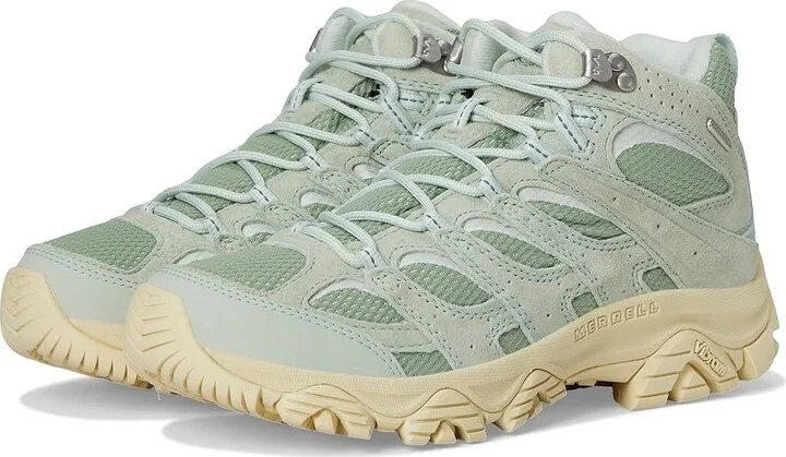 Merrell Moab 3 Mid WP Women's Shoes Sage : 7 M, Leather/Suede