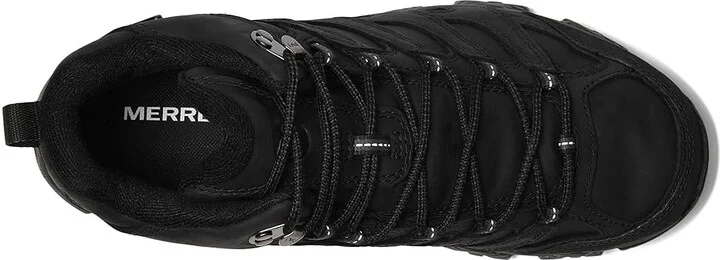 Merrell Moab 3 Prime Mid Waterproof Men's Shoes Black 1 : 7 W, Leather/Synthetic - Image 2