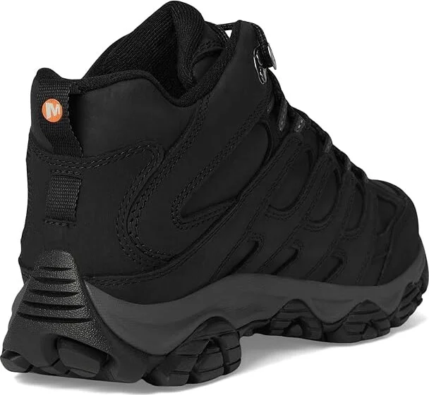 Merrell Moab 3 Prime Mid Waterproof Men's Shoes Black 1 : 7 W, Leather/Synthetic - Image 4