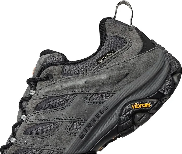 Merrell Moab 3 Waterproof Men's Shoes Granite 1 : 7 W, Leather/Textile - Image 7