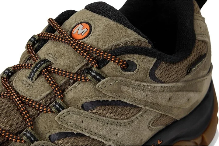 Merrell Moab 3 Waterproof Men's Shoes Olive/Gum 1 : 7 W, Leather/Textile - Image 7