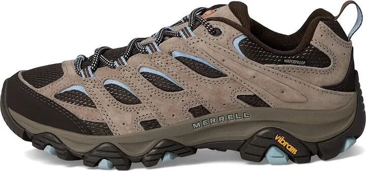 Merrell Moab 3 Waterproof Women's Shoes Brindle : 5 W, Suede - Image 6