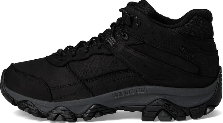 Merrell Moab Adventure 3 Mid WP Men's Shoes Black : 7.5 M, Leather - Image 6
