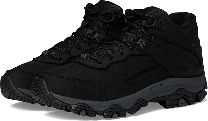 Merrell Moab Adventure 3 Mid WP Men's Shoes Black : 7.5 M, Leather
