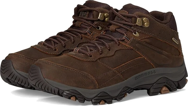 Merrell Moab Adventure 3 Mid WP Men's Shoes Earth 1 : 7.5 W, Leather