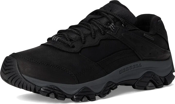 Merrell Moab Adventure 3 WP Men's Shoes Black 1 : 8 W, Leather - Image 5