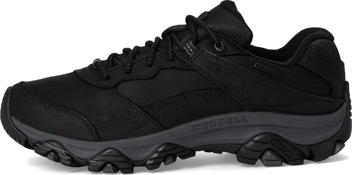 Merrell Moab Adventure 3 WP Men's Shoes Black 1 : 8 W, Leather - Image 6