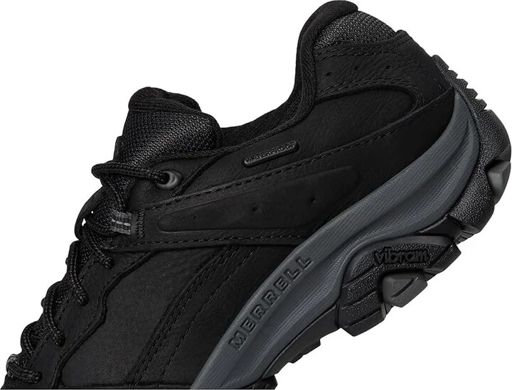 Merrell Moab Adventure 3 WP Men's Shoes Black 1 : 8 W, Leather - Image 7
