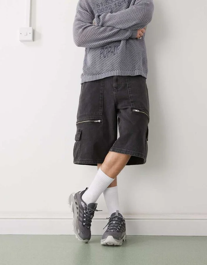 Merrell Moab Speed 2 GTX sneakers in gray - Image 3