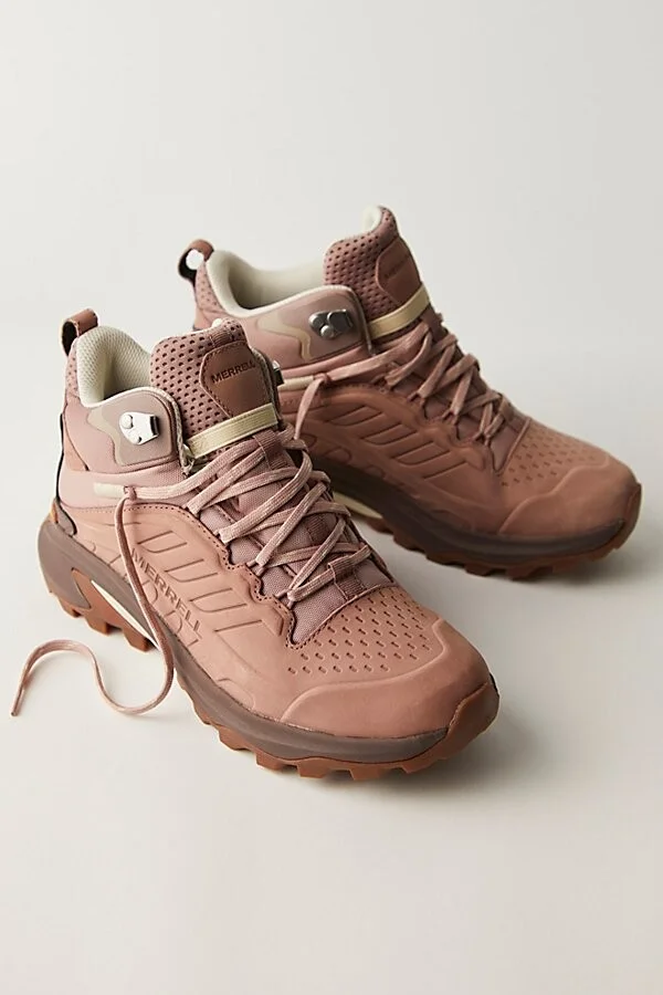 Merrell Moab Speed 2 Leather Mid Waterproof Boots - Image 2