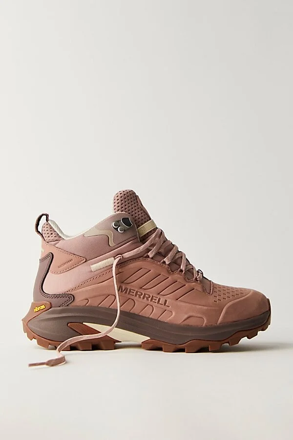 Merrell Moab Speed 2 Leather Mid Waterproof Boots - Image 3