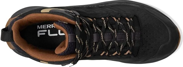 Merrell Moab Speed 2 Leather Mid Waterproof Men's Shoes Black : 14 M - Image 2
