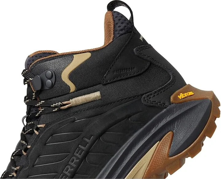 Merrell Moab Speed 2 Leather Mid Waterproof Men's Shoes Black : 14 M - Image 7