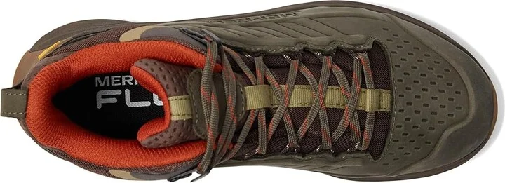 Merrell Moab Speed 2 Leather Mid Waterproof Men's Shoes Olive : 11 M - Image 2
