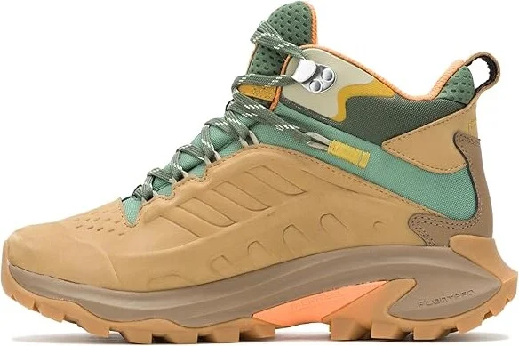 Merrell Moab Speed 2 Leather Mid Waterproof Women's Climbing Shoes Tan : 5 M - Image 5