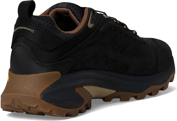 Merrell Moab Speed 2 Leather Waterproof Men's Climbing Shoes Black : 9.5 M - Image 4