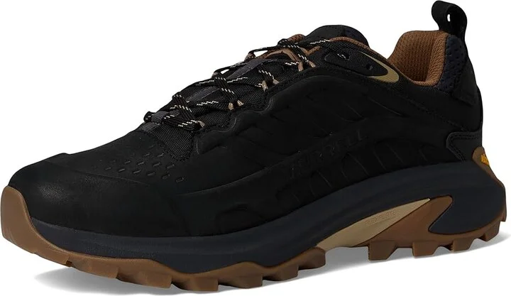 Merrell Moab Speed 2 Leather Waterproof Men's Climbing Shoes Black : 9.5 M - Image 5