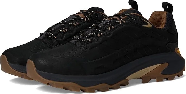 Merrell Moab Speed 2 Leather Waterproof Men's Climbing Shoes Black : 9.5 M